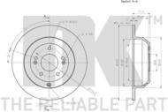 203534 NK - TARCZA HAM. HYUNDAI, KIA 