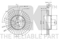 204532 NK - TARCZA HAM. TOYOTA 