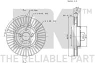 204586 NK - TARCZA HAM. TOYOTA 