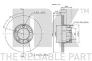 204721 NK - TARCZA HAM. VW 