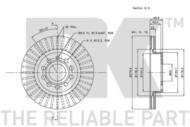 204787 NK - TARCZA HAM. AUDI, SEAT, SKODA, VW 