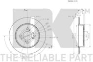 205225 NK - TARCZA HAM. SUZUKI 