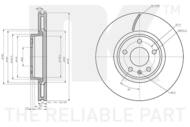 3147181 NK - TARCZA HAM. AUDI 