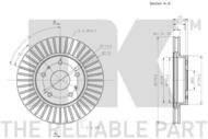 315219 NK - TARCZA HAM. SUZUKI 