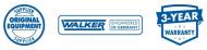 24054 WALKER - TŁUMIK KOŃCOWY MONDEO III sedan (B4Y) 2.0 16V DI / TDDi / TDCi 2000.10->200