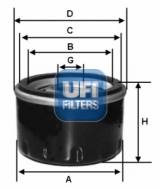 23.575.00 UFI - FILTR OLEJU 