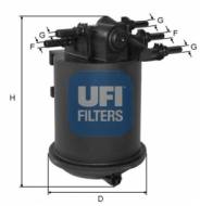 24.086.00 UFI - FILTR PALIWA DIESEL 