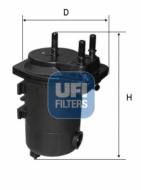 24.132.00 UFI - FILTR PALIWA DIESEL 