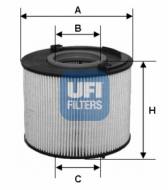 26.015.00 UFI - FILTR PALIWA DIESEL WKLAD 