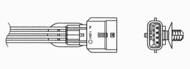 OZA603-R2 NGK - SONDA LAMBDA OZA603-R2 