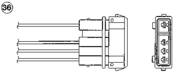 OZA447-E13 NGK - SONDA LAMBDA OZA447-E13 FELICIA 135,136,PICK-UP MPI 08.96-,C