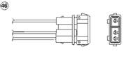 OZA446-E52 NGK - SONDA LAMBDA OZA446-E52 