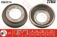 DB4314 TRW - BĘBEN HAMULCOWY Ţ254*96    NAPĘD NA PRZÓD