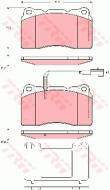 GDB1645 TRW - KLOCKI HAMULCOWE PRZEDNIE ALFA ROMEO 156 1.9JTD 16V Q4 04-06