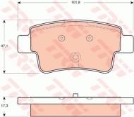 GDB1714 TRW - KLOCKI HAMULCOWE OPEL,VAUXHALL CORSA D,CORSA MK III