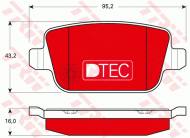 GDB1732DTE TRW - KLOCKI HAMULCOWE TYLNE DTEC FORD FOCUS II 2005 >>, GALAXY 20