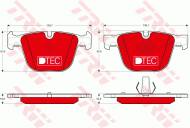 GDB1892DTE TRW - KLOCKI HAMULCOWE TYLNE DTEC BMW X5 M  4.4 / BMW X5 SDRIVE 25