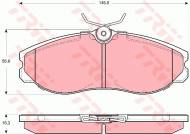 GDB3313 TRW - KLOCKI HAMULCOWE PRZEDNIE 2.4I,2.7D  (R20)   02/93-96