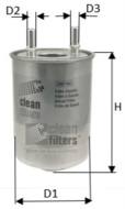 DN2704 CLEAN FILTER - filtr paliwa MEGANE III 