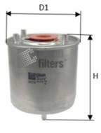 DN2715 CLEAN FILTER - filtr paliwa C3/C4/P207 1,6HDI ZAKAZ SPRZEDAŻY: FR