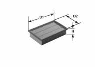 MA1356 CLEAN FILTER - filtr powietrza A3/GOLF V AP139/2 OCTAVIA II