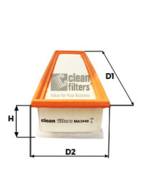 MA3448 CLEAN FILTER - filtr powietrza BMW 5 X3 X4 X5 
