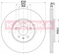 103235 KAMOKA - TARCZA HAM. TYLNA 