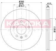 103265 KAMOKA - TARCZA HAM. PRZED.WENT.  [CR] CHEVROLET CRUZE 09'->,OPEL AST