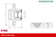 713630640 FAG - PIASTA TYLNA RENAULT LAGUNA 