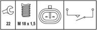 6ZF008621301 HELLA - wyłącznik św. cofania 