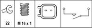 6ZF010965051 HELLA - wyłącznik św. cofania 