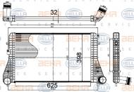 8ML376988504 HELLA - INTERCOOLER HELLA 