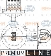 9ML351303271 HELLA - REZYSTOR  DMUCHAWY HELLA 