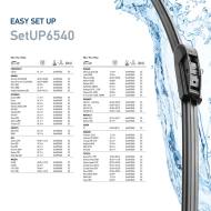 9XW358164311 HELLA - wycieraczki EasySet UP 650/400 adaptery:3G,E3