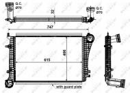 30199 NRF - INTERCOOLER AUDI A3 01- 