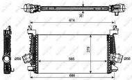 30269 NRF - INTERCOOLER OPEL VAUXHALL ASTRA 09- 