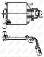 30301 NRF - INTERCOOLER OPEL VAUXHALL ASTRA 04- 