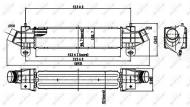 30840 NRF - INTERCOOLER FORD MONDEO 00- 