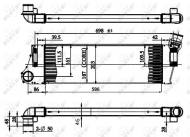 30899 NRF - INTERCOOLER RENAULT GRAND SCENIC 04- 