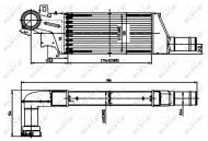 30903 NRF - INTERCOOLER OPEL VAUXHALL COMBO 04- 