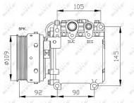 32049 NRF - KOMPRESOR KLIMATYZACJI MITSUBISHI CARISMA 95-