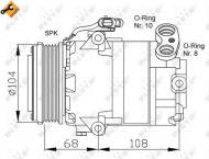 32080 NRF - KOMPRESOR KLIMATYZACJI OPEL VAUXHALL ASTRA 98-