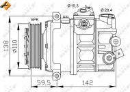 32147 NRF - KOMPRESOR KLIMATYZACJI AUDI A3 03- 