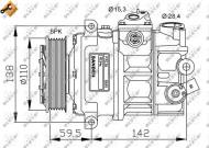 32147G NRF - KOMPRESOR KLIMATYZACJI AUDI A3 03- 