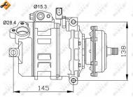 32148 NRF - KOMPRESOR KLIMATYZACJI VW MULTIVAN 03- 