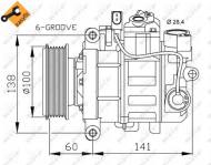 32263 NRF - KOMPRESOR KLIMATYZACJI AUDI A4 00- 