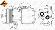 32722 NRF - KOMPRESOR KLIMATYZACJI FORD C-MAX 07- 