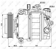 32883 NRF - KOMPRESOR KLIMATYZACJI AUDI A4 2.0I '00-