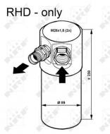 33082 NRF - OSUSZACZ KLIMATYZACJI AUDI 100 90- 