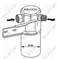 33132 NRF - OSUSZACZ KLIMATYZACJI AUDI A8 94- 